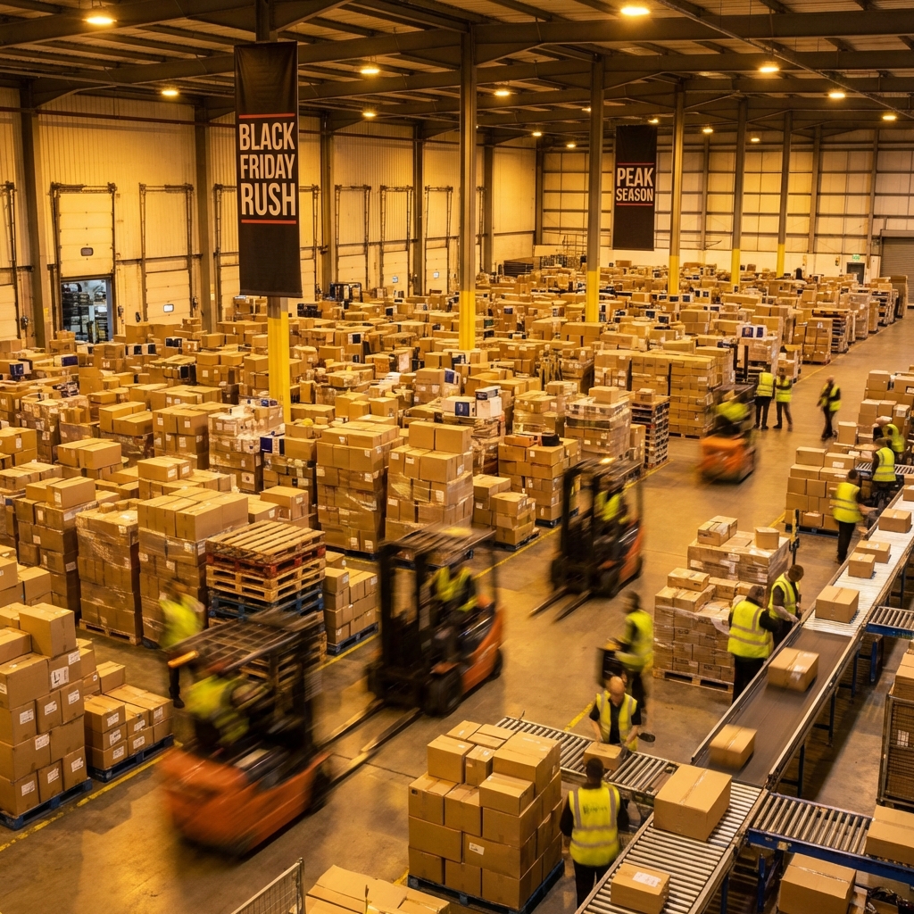 Magazzino E-commerce Black Friday